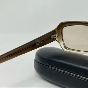 Dita Tatou Sunglasses Crystal Brown Gradient Frame And Lenses Very Good Conditio DITA | Accessories | Dita Tatou Sunglasses Crystal Brown  main image 2